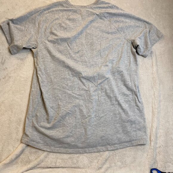 Carhartt Mens T-Shirt XL Gray Pocket Tall Relaxed Fit Cotton/Polyester Blend - Picture 10 of 12
